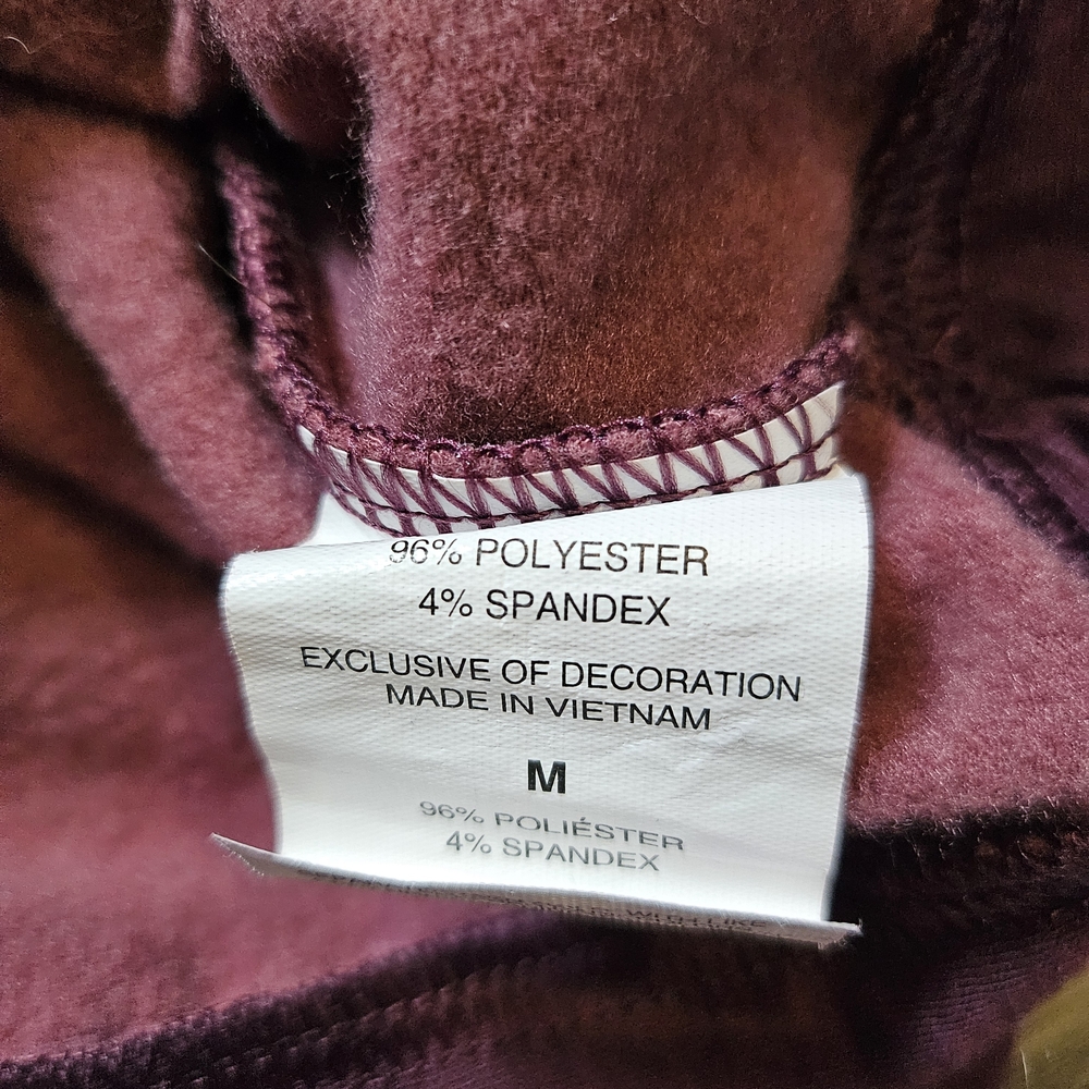 Burgundy and Mauve Crop Hoodie ๐โค๏ธ - Picture 9 of 9
